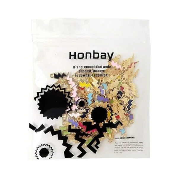 Honbay 100 colgantes de aleación de zinc con forma de_6