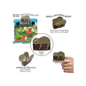 Clips para bolsas de perezosos juego de 6 clips de_3