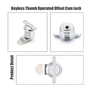 Qjaiune Cerradura de leva desplazada de 58 pulgadas con_4