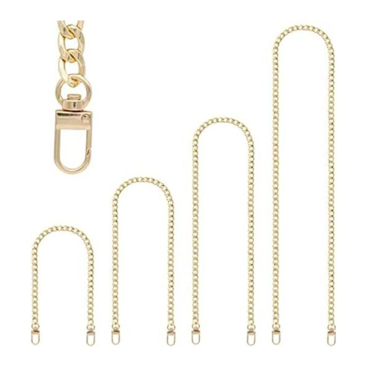 RAPUDA 4 cadenas planas de repuesto de hierro de_1