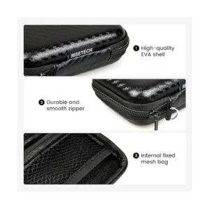 RISETECH Funda de transporte para auriculares mini bolsa_3
