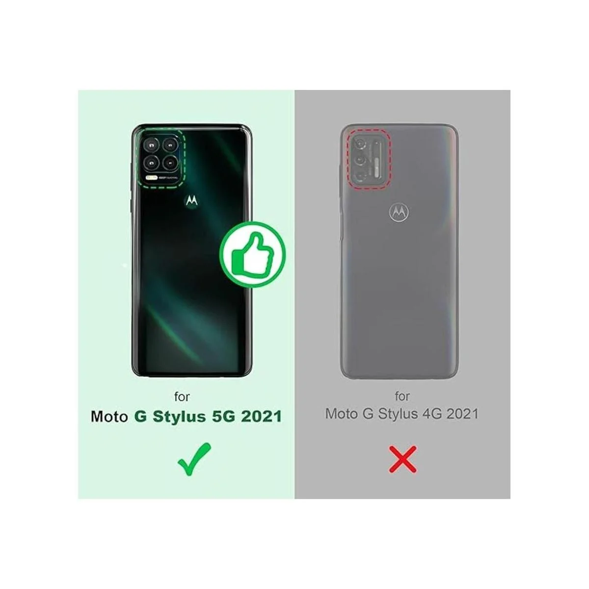 Silverback Funda transparente para Moto G Stylus 5G 2021_2