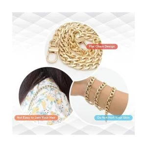 RAPUDA 4 cadenas planas de repuesto de hierro de_5