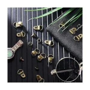 100 juegos de cordones de bronce para zapatos hebillas de_6