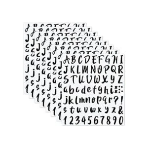 576 piezas de 8 hojas de calcomanías de letras de_1