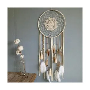 Paquete de 2 anillos de aro grandes de metal floral de 14_7