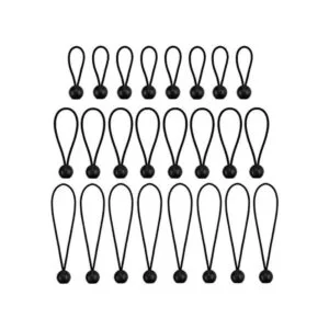 NODG 24 bolas elásticas de 469 pulgadas color negro_1