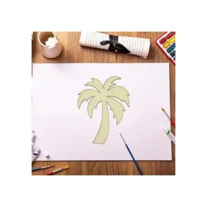 Creaides Palmera Madera DIY Recortes de madera de cocotero_4