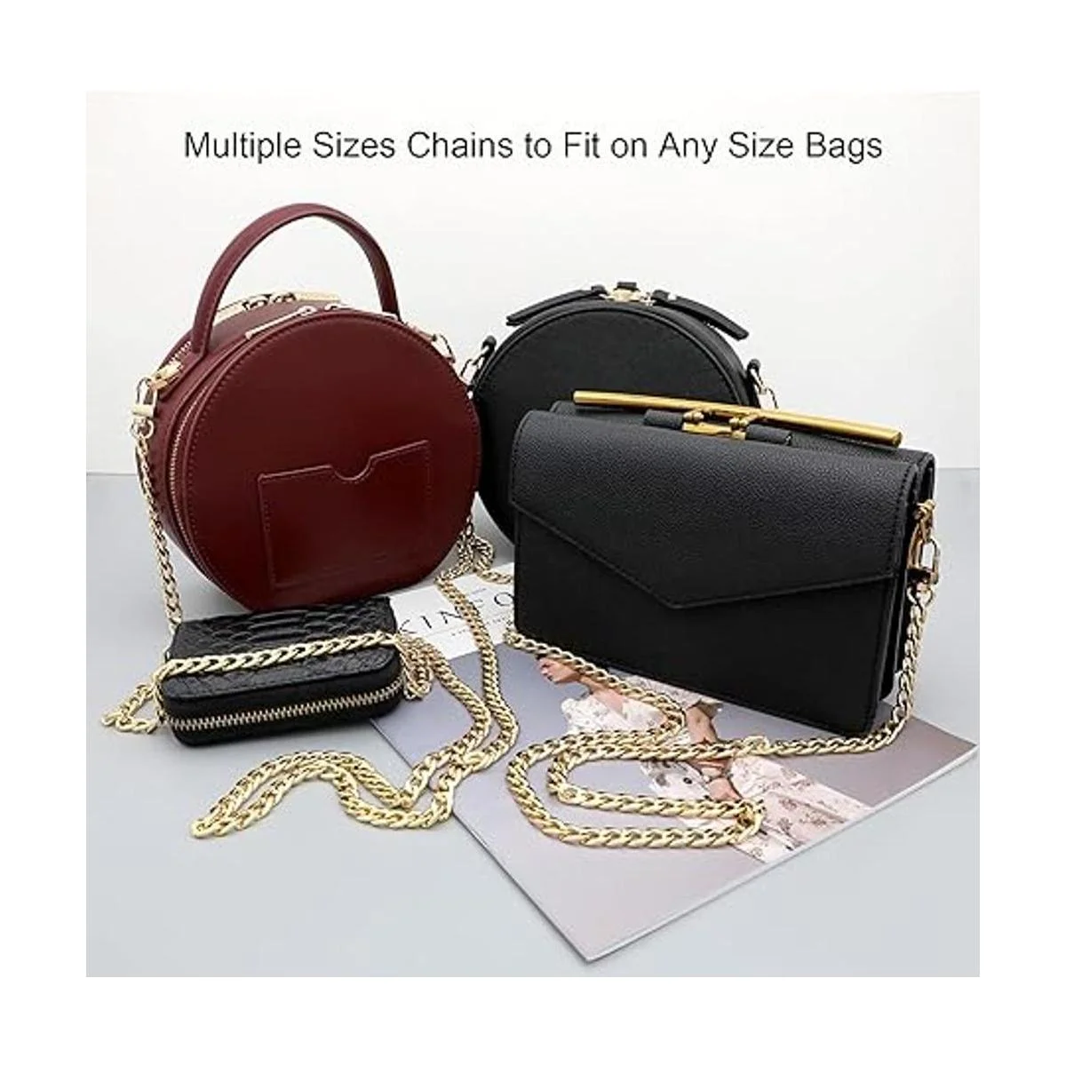 RAPUDA 4 cadenas planas de repuesto de hierro de_4