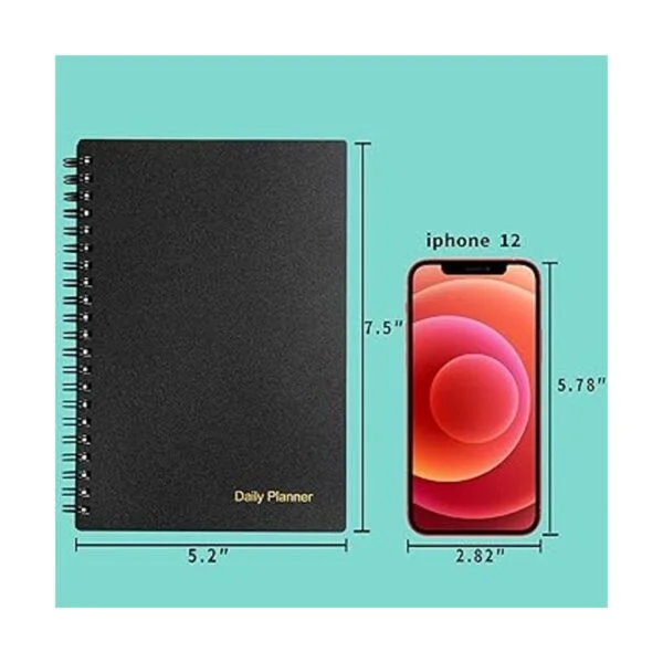 Agenda diaria sin fechas por hora 150 paginas cuaderno de_7