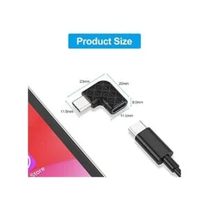 Adaptador USB C de ángulo recto adaptador USB C de 90_4
