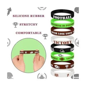 48 pulseras motivacionales de fútbol americano pulseras_3