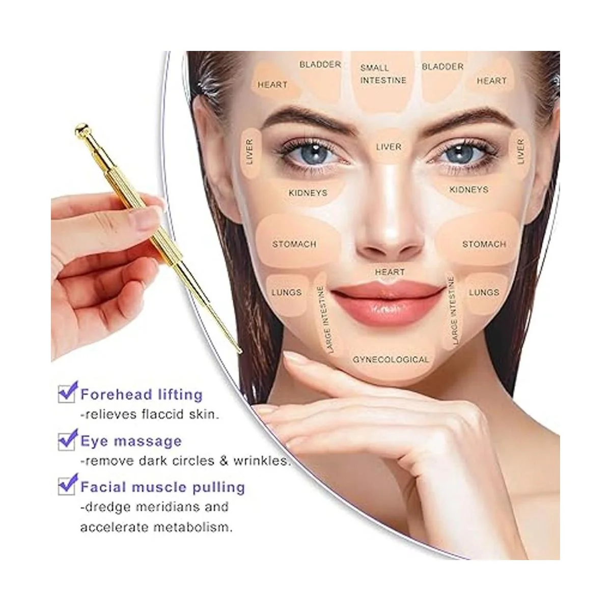 3 piezas de herramienta de masaje de reflexología facial_3