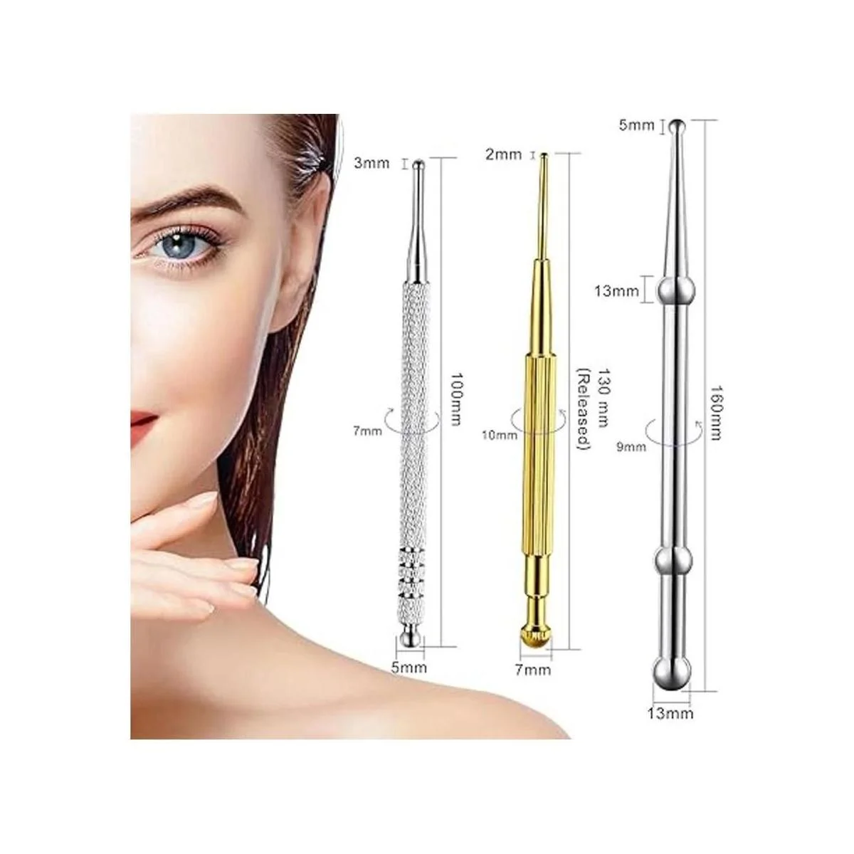 3 piezas de herramienta de masaje de reflexología facial_2