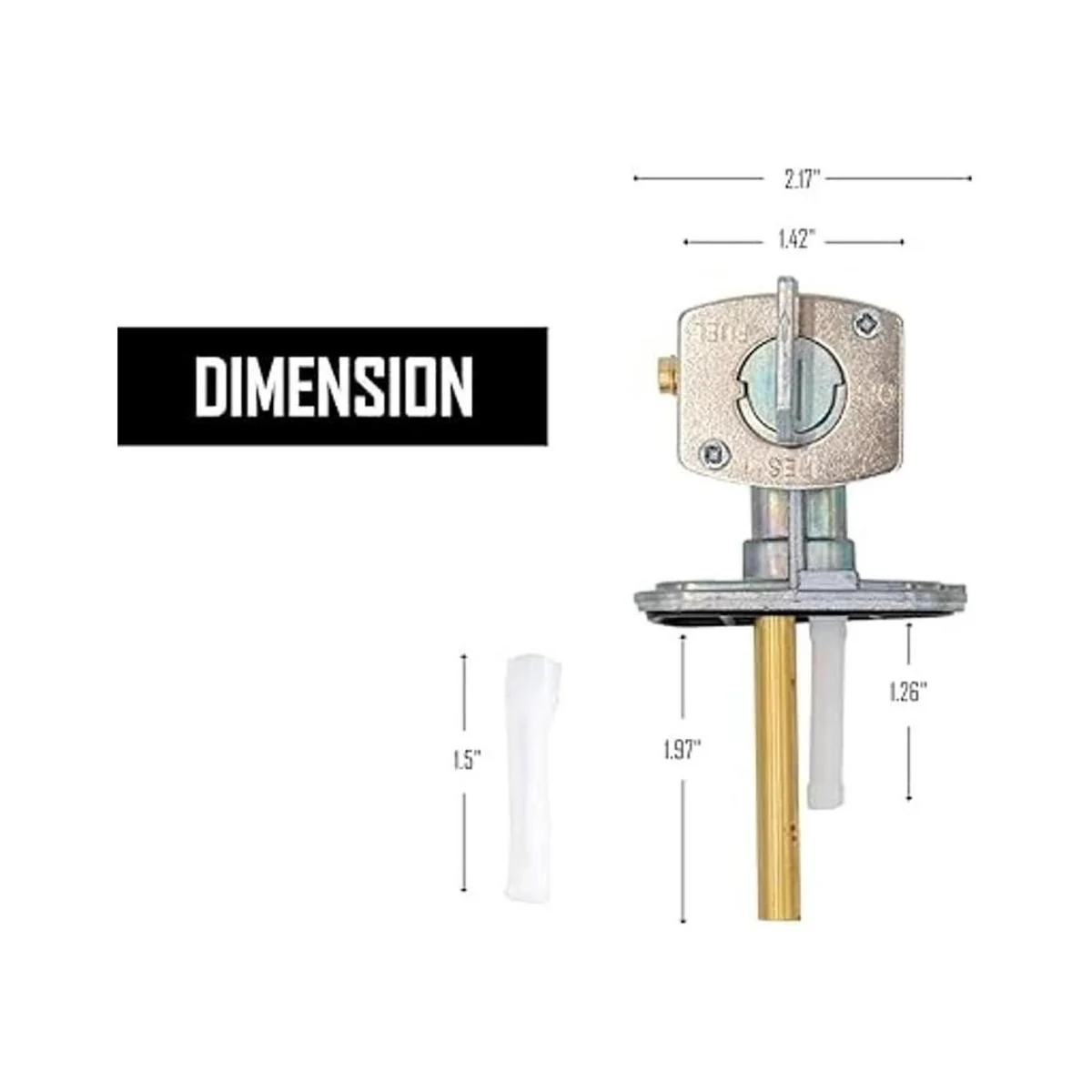 UTSAUTO Válvula de llave de gasolina para Yamaha YFS200_3