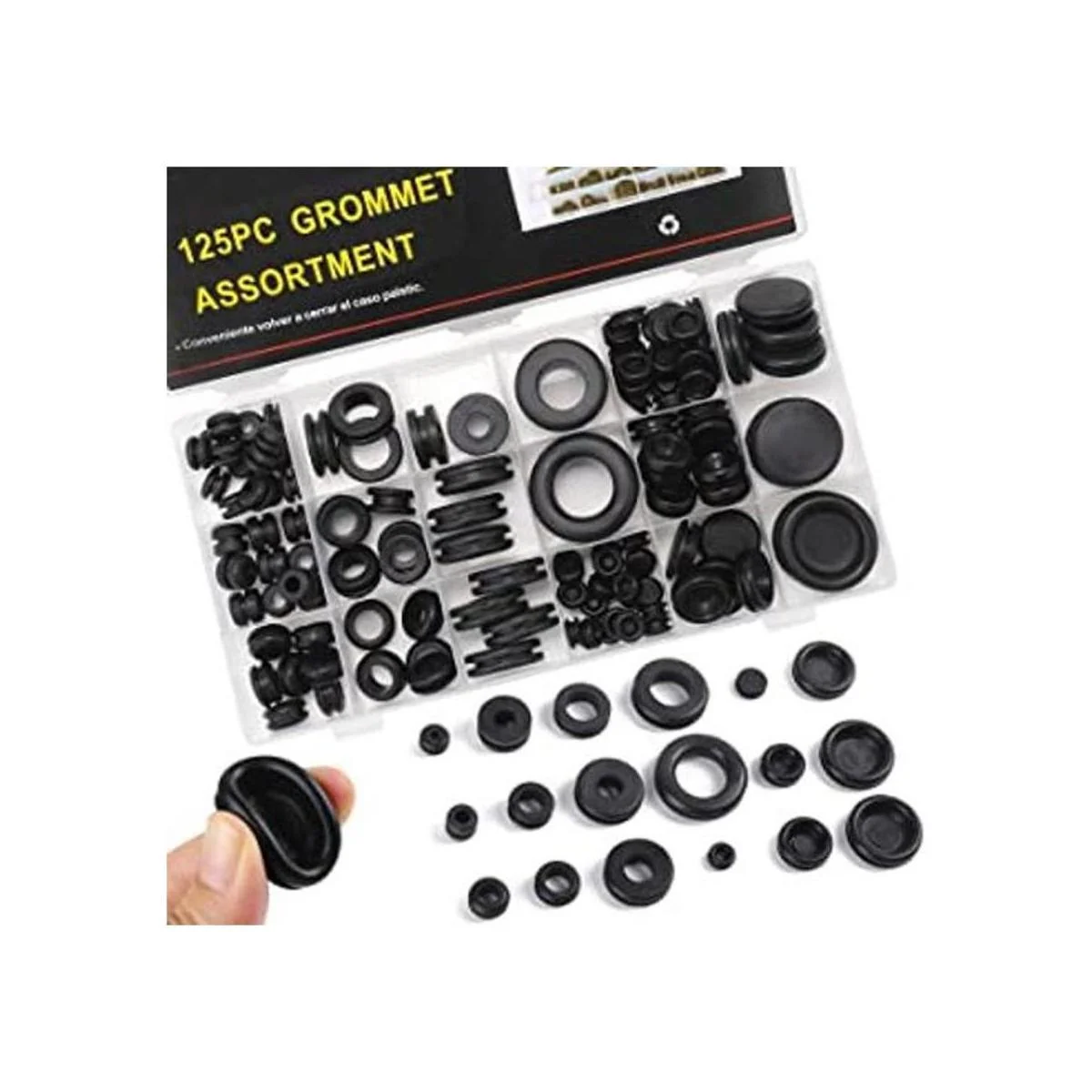 Ojales de goma 125pcs ojal para junta de cableado_1