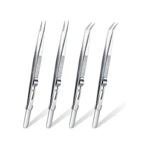 Juego de 4 pinzas de soldadura de precisión ESD_1