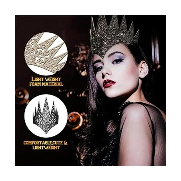 2 piezas de corona de reina troquelada corona de_3