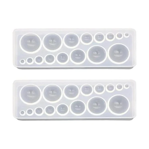 DDlife 2 moldes de silicona para gemas cabujón moldes de_1