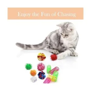 LASOCUHOO Pelota de juguetes para gatos paquete de 21_5