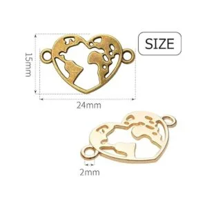 60 unids aleación grande filigrana corazón encanto amor_3