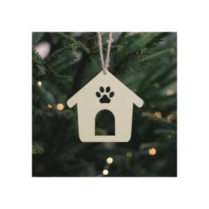 20 piezas de madera para perros con diseño de pata de_6