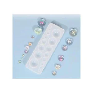 DDlife 2 moldes de silicona para gemas cabujón moldes de_6