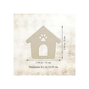 20 piezas de madera para perros con diseño de pata de_2