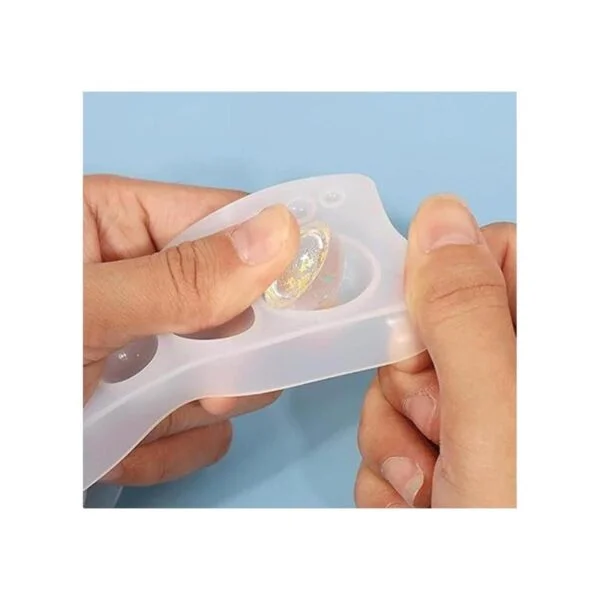 DDlife 2 moldes de silicona para gemas cabujón moldes de_7