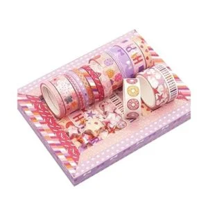 YUBX Juego de 15 rollos de cinta adhesiva decorativa para_6