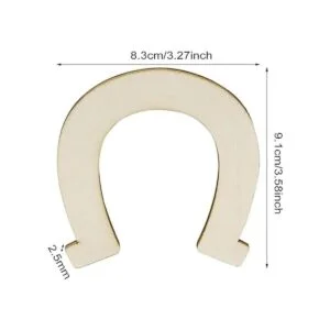 Honbay 24pcs en forma de herradura en blanco sin terminar_2