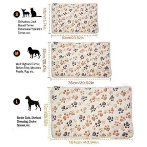 1 paquete de 3 mantas para cachorros súper suaves_6