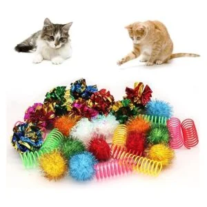 LASOCUHOO Pelota de juguetes para gatos paquete de 21_1