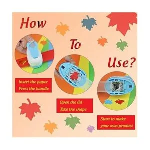 Ecohu Cortador de perforaciones de hojas de arce de 1_4