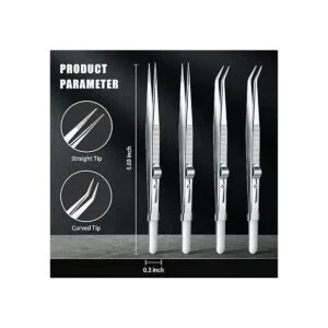 Juego de 4 pinzas de soldadura de precisión ESD_2