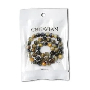 CHEAVIAN 45 cuentas redondas sueltas de piedra natural de_5