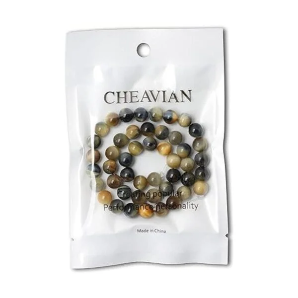 CHEAVIAN 45 cuentas redondas sueltas de piedra natural de_5