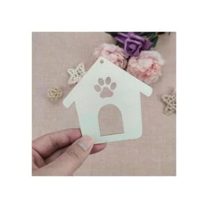 20 piezas de madera para perros con diseño de pata de_4