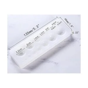 DDlife 2 moldes de silicona para gemas cabujón moldes de_2