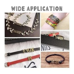 PH PandaHall 156pcs 6 Sets de bronce antiguo alfabeto_5