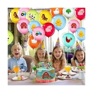 36 globos de animales de granja de 12 pulgadas globos de_5