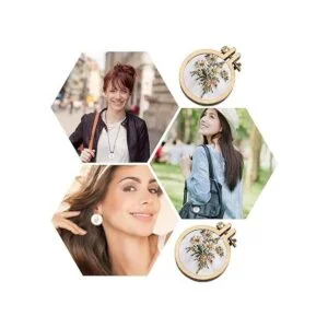 Mini aro de bordado mini aro de madera aro redondo de_6