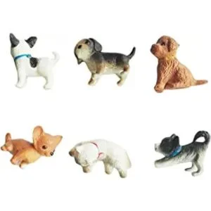 Juego de figuras de juego familiar de casa de muñecas de_1