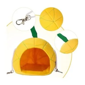 Jetec Hamaca de hámster de 2 piezas cama suave para_2