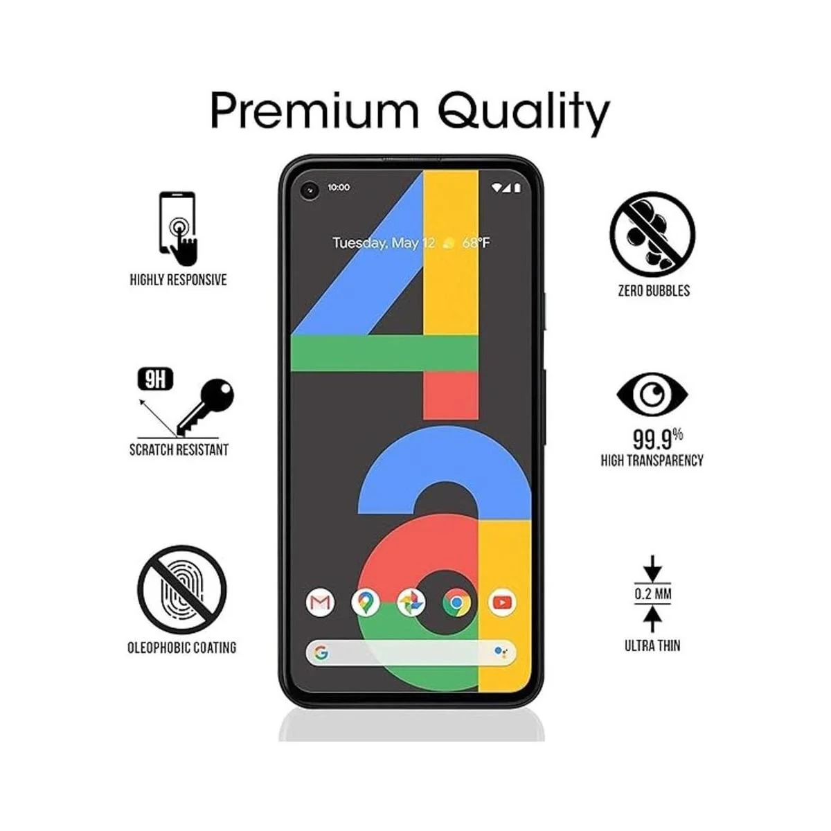 amFilm Protector de pantalla de vidrio templado de 58_6