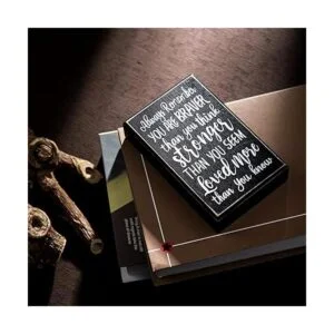 Always Remember You are Braver Than You Think Placa de_6