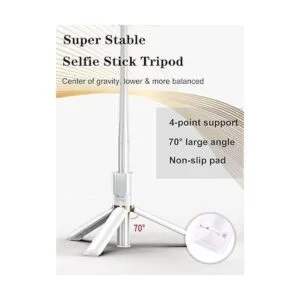 Trípode de palo selfie con control remoto inalámbrico_2