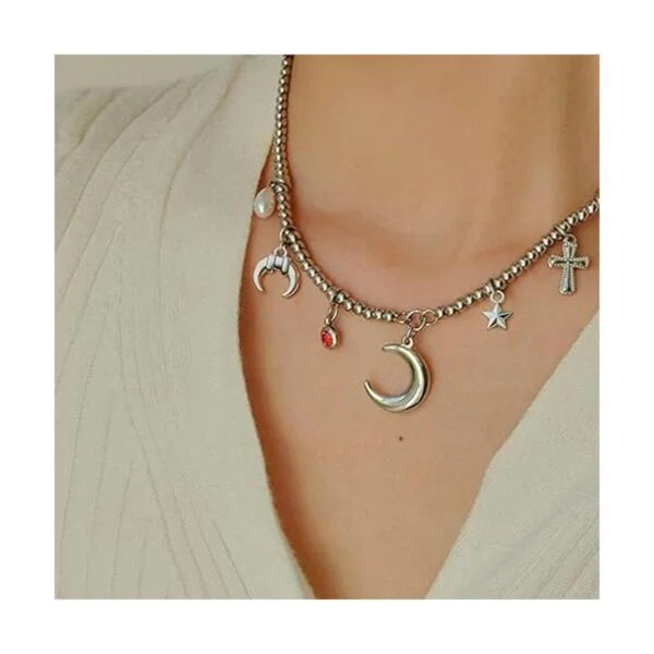 BronaGrand Colgantes de plata antigua de 3.53 oz con_5
