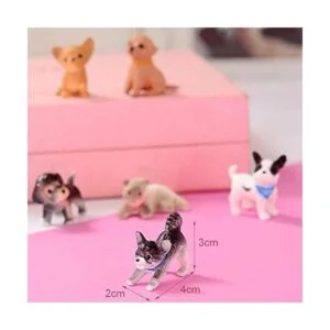 Juego de figuras de juego familiar de casa de muñecas de_2