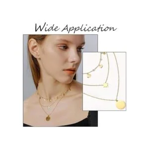 UNICRAFTALE 60 dijes redondos de rombo y planos de acero_6